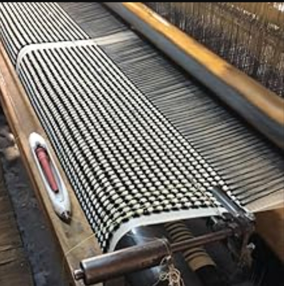 Turkish Spa Hair Peshtemal XL Hand Towel Black Natural White Pom Pom Houndstooth - Picture 4 of 8